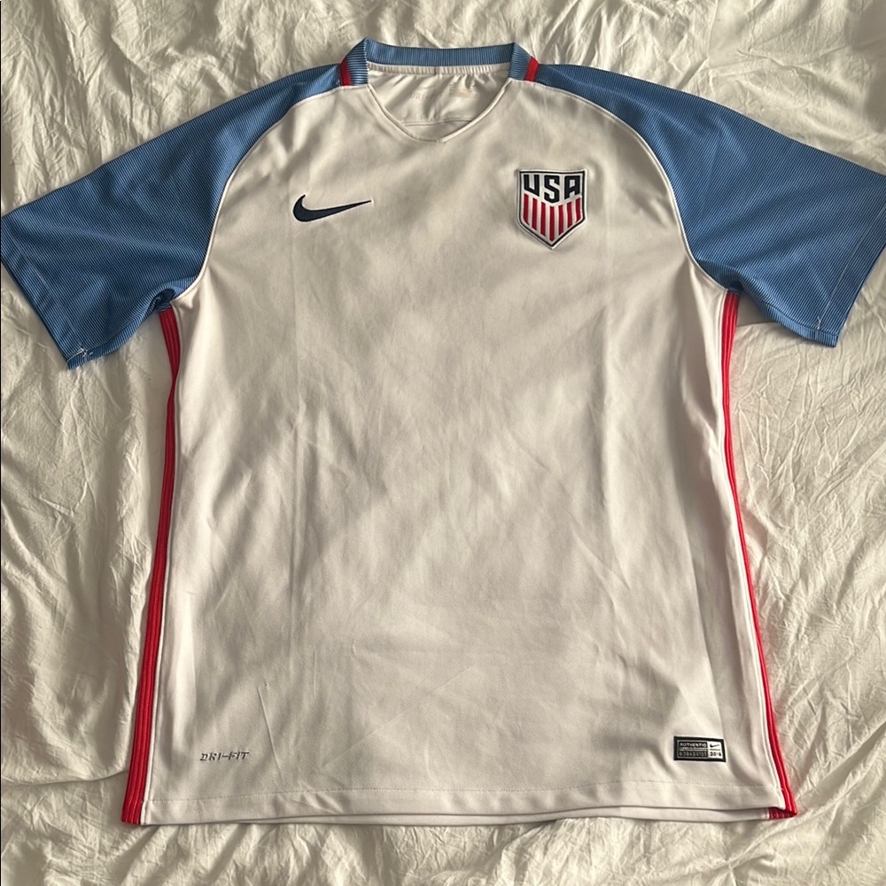 Nike USA Soccer Jersey - White and Blue